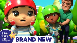 Yes Yes! Learning to Ride a Bike | Brand New Nursery Rhymes & Kids Songs ABC & 123 | Little Baby Bum