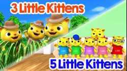 3 Little Kittens ? 5 Little Kittens - Kitten Songs!  | Little Baby Bum