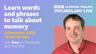 Vocabulary Live: Memory