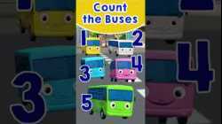 How Many Buses Can You Count? ? 10 Little Buses #LBB #Short #Bus