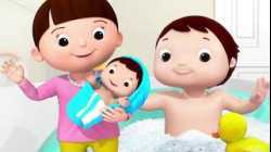 Bath Song ? Bedtime & Healthy Habits | Little Baby Bum