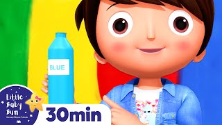 Mixing Colors! LEARNING SONGS | +More Nursery Rhymes & Kids Songs | ABCs and 123s | Little Baby Bum