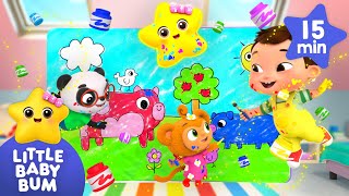 Painting Fun for Little Hands! The Baby Sensory Book | 15 Minutes of Playtime Fun | Little Baby Bum