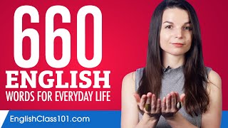 660 English Words for Everyday Life - Basic Vocabulary #33