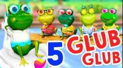 5 Little Speckled Frogs ?? Glub Glub! | Little Baby Bum