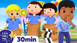 Sports Day Song! - Let's Play | +More Nursery Rhymes & Kids Songs | ABCs and 123s | Little Baby Bum