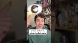 When can 'hair' be countable? #shorts