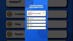Can you answer this English Quiz? ?? #shorts
