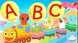 ่เพลง ABC รถไฟ & เพลงลูกโป่ง ABC เพลงเด็กน้อยวัยอนุบาล @KidsOnCloud