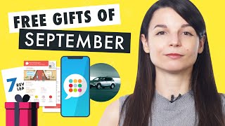 FREE English Gifts of September 2020