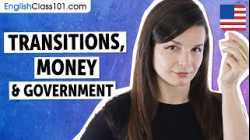 Learn English with Alisha (Past Livestreams) - Transitions, Money, and the Government