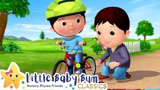 Learn How To Ride A Bike Song | Nursery Rhyme & Kids Song - ABCs and 123s | Little Baby Bum