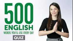 Quiz | 500 English Words You'll Use Every Day - Basic Vocabulary #90
