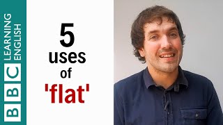 Five uses of 'flat' - English In A Minute