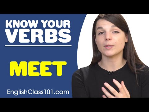 MEET - Basic Verbs - Learn English Grammar