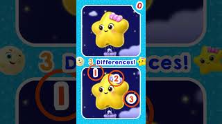 ?LBB Quiz!? Spot 3 Differences in the Night Sky! ? #LittleBabyBum #Quizkids #Difference