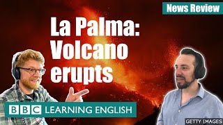 La Palma: Volcano erupts - BBC News Review