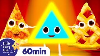 Triangle Song +More Nursery Rhymes and Kids Songs | Little Baby Bum