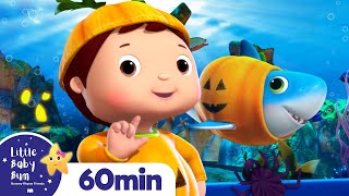 Halloween Baby Shark | +More Spooky Kids Songs | Little Baby Bum