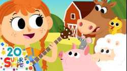 The Animals On The Farm (Remake) | Make Animal Sounds! Quack! | Super Simple Songs