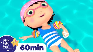 Swimming Song +More Nursery Rhymes and Kids Songs | Little Baby Bum