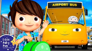 Wheels Go Round and Round to the Beach! | Little Baby Bum - Nursery Rhymes for Kids | Baby Song 123