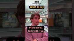 ?️ Make small talk with Tim! #shorts