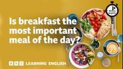 Is breakfast the most important meal of the day? ⏲️ 6 Minute English