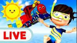 ☀️ Summer Fun LIVE! Animal Adventures, Cars & Songs | Baby Shark, Wheels on the Bus & More ?