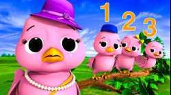 5 Little Birds  Let's Sing with Birds! ?? | Little Baby Bum
