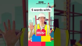 5 words with mis- #shorts  #vocabulary