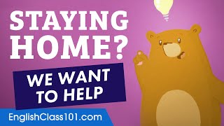 Staying Home? Learn English for Free at EnglishClass101