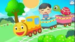 เพลงกไก่รถไฟ & เพลงจับปูดำขยำปูนา เพลงเด็กน้อยวัยอนุบาล @KidsOnCloud 