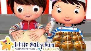 Hot Cross Buns Song + More Nursery Rhymes & Kids Songs - Little Baby Bum