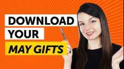FREE English Gifts of May 2025