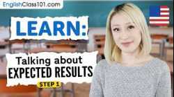 Talking About Expected Results