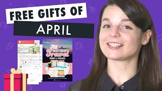 FREE English Gifts of April 2020