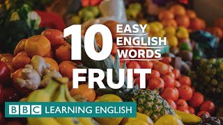 10 Easy English Words: Fruit ?????