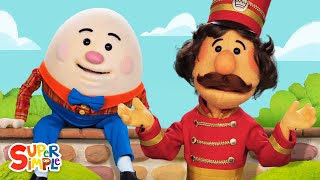Humpty Dumpty featuring the Super Simple Puppets | Kids Songs | Super Simple Songs