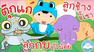 เพลงตุ๊กแก เพลงลูกกบตัวน้อย เพลงลูกช้างขี้เซา เพลงเด็กน้อยวัยอนุบาล @KidsOnCloud 