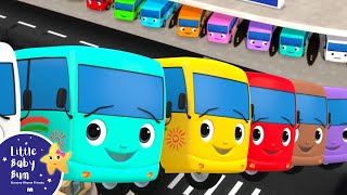 1 2 3 Little Buses Go Round! | Little Baby Bum - Nursery Rhymes for Kids | Baby Song 123
