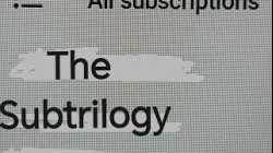 The SubTrilogy: First Leg Part 2: 9 Popular videos of my Subscriptions