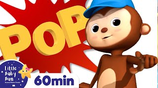 Pop Goes The Weasel Song +More Nursery Rhymes and Kids Songs | Little Baby Bum