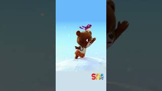 The Bear Went Over The Mountain ? #kidssongs #supersimplesongs #shorts