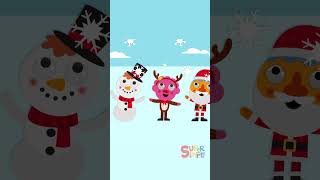 Hello Reindeer Goodbye Snowman #shorts #noodleandpals #christmassongs