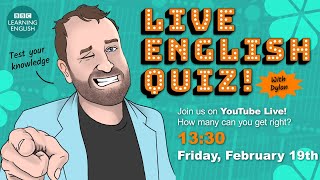 Live English Quiz: Test your English knowledge!