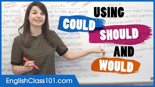 Learn English | Would vs Could vs Should