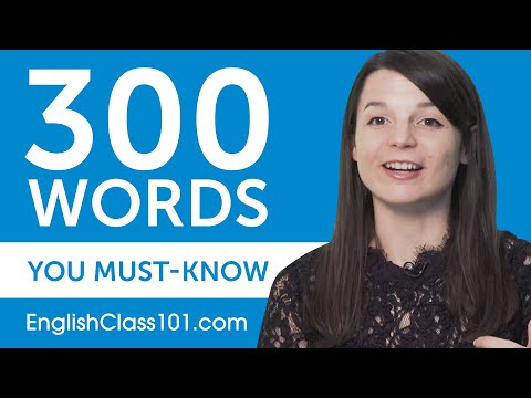 300 Words Every English Beginner Must Know