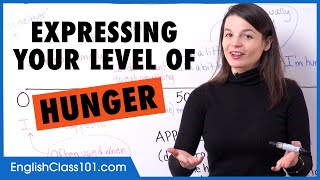 Expressing your level of hunger (I'm starving, I'm famished, I'm dying of hunger)