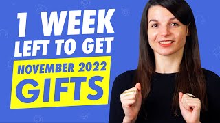 Few Days Left to Get Your FREE English Gifts of October 2022